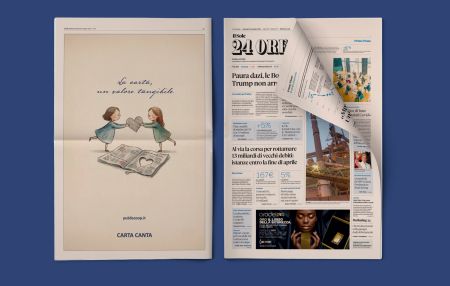 CARTA CANTA, CAMPAGNA PUBLISCOOP NE IL SOLE 24 ORE DEL 20 GENNAIO 2026